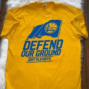 Golden State Warriors 2017 Playoff T-shirt Mens XL